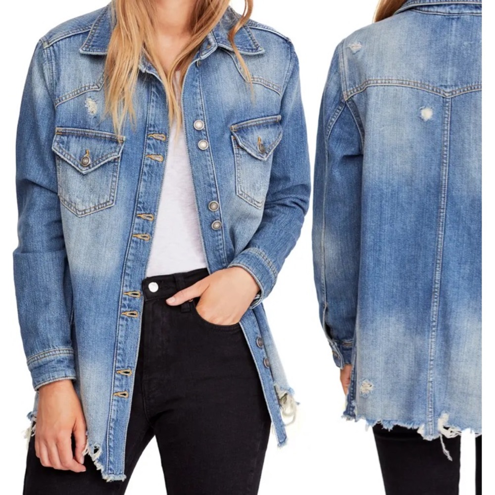 Free People Moonchild Denim Jacket